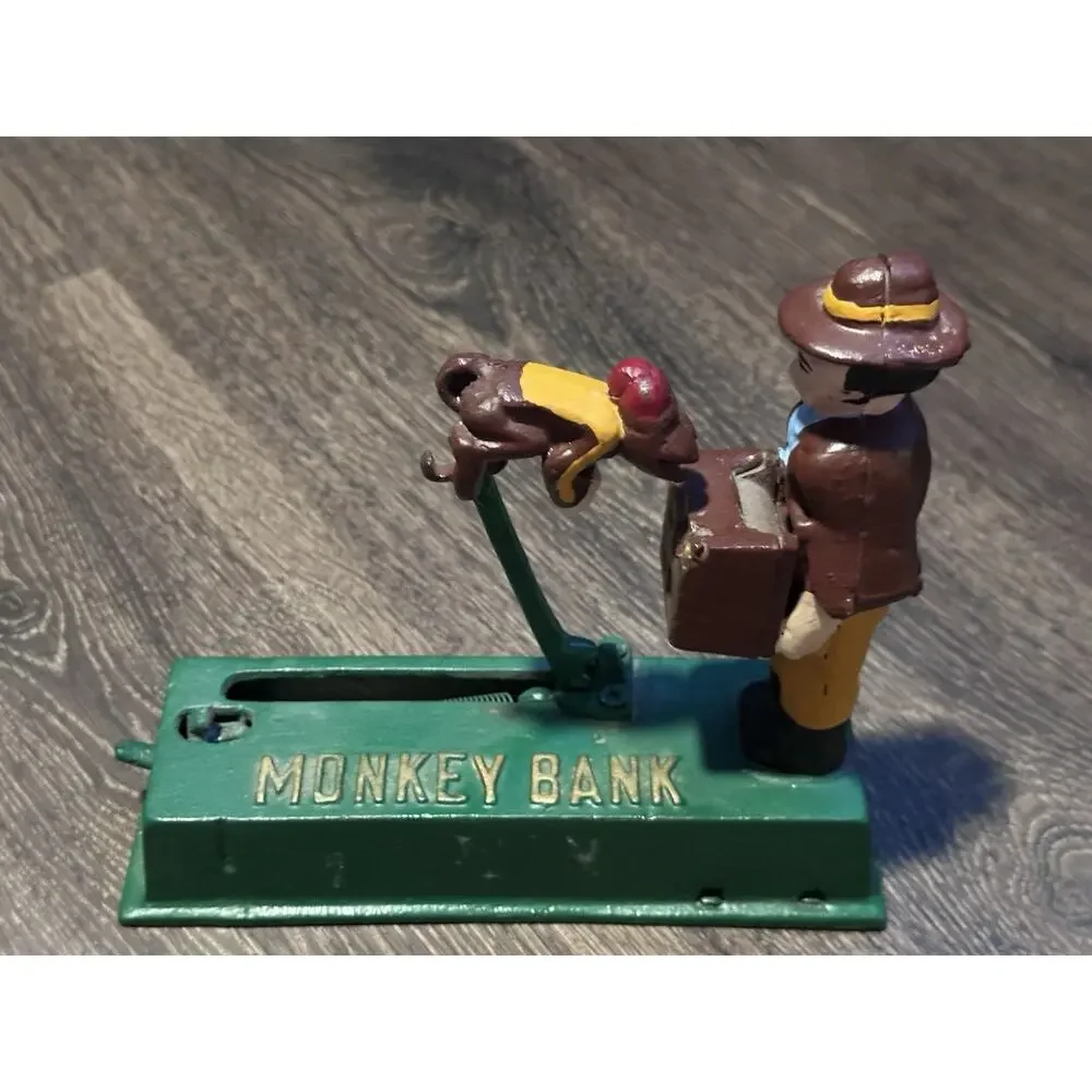 Vintage Cast Iron Mechanical Bank 
